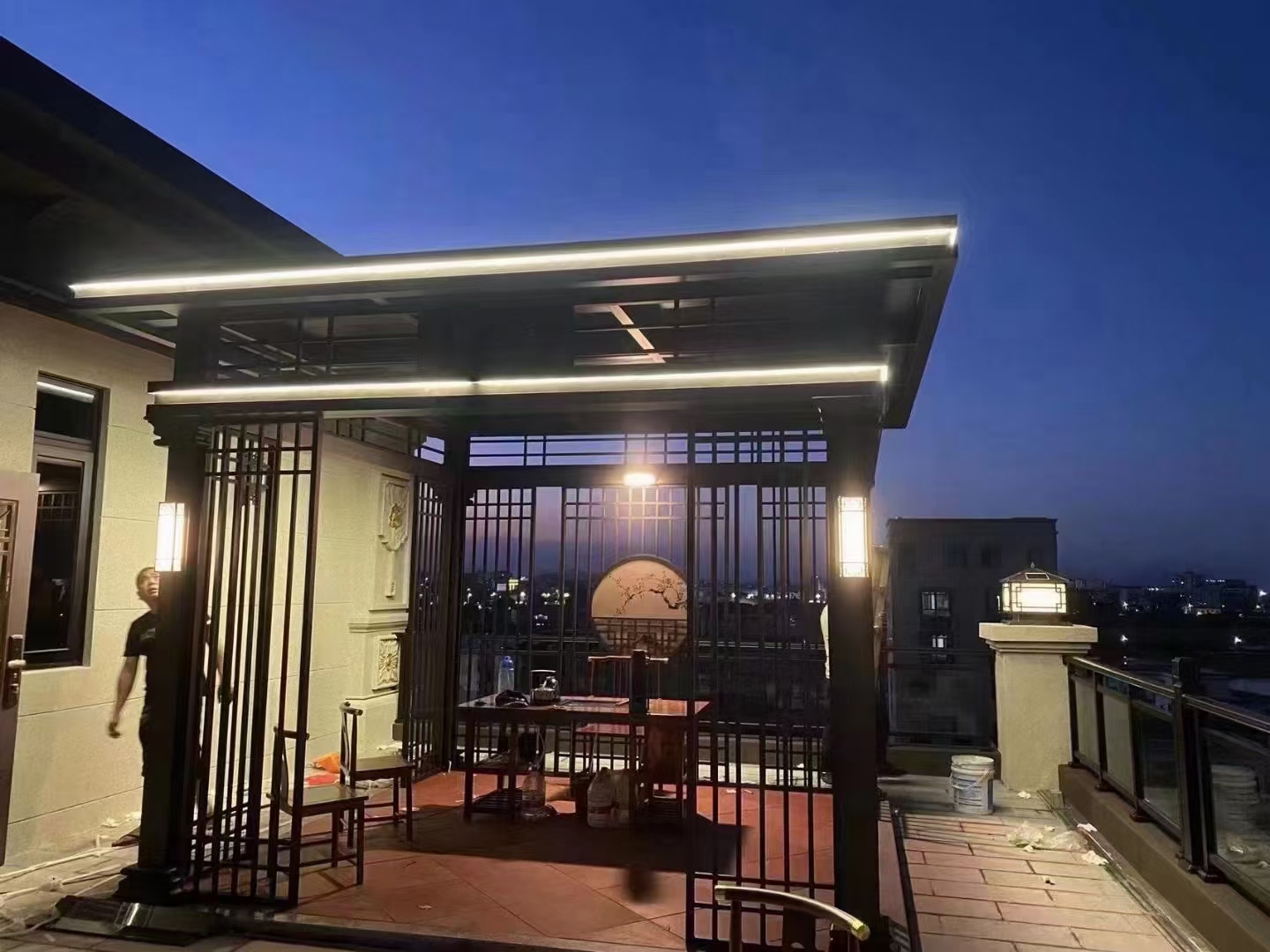 別墅庭院銅門安裝 別墅庭院銅門安裝