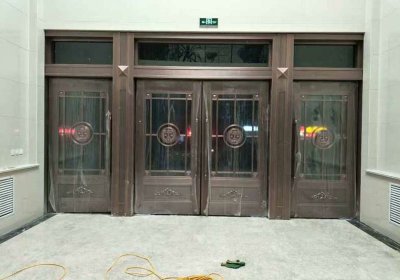 經十路銅門安裝案例