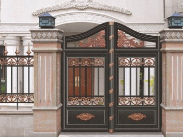 鋁藝大門為什么都要進行噴涂